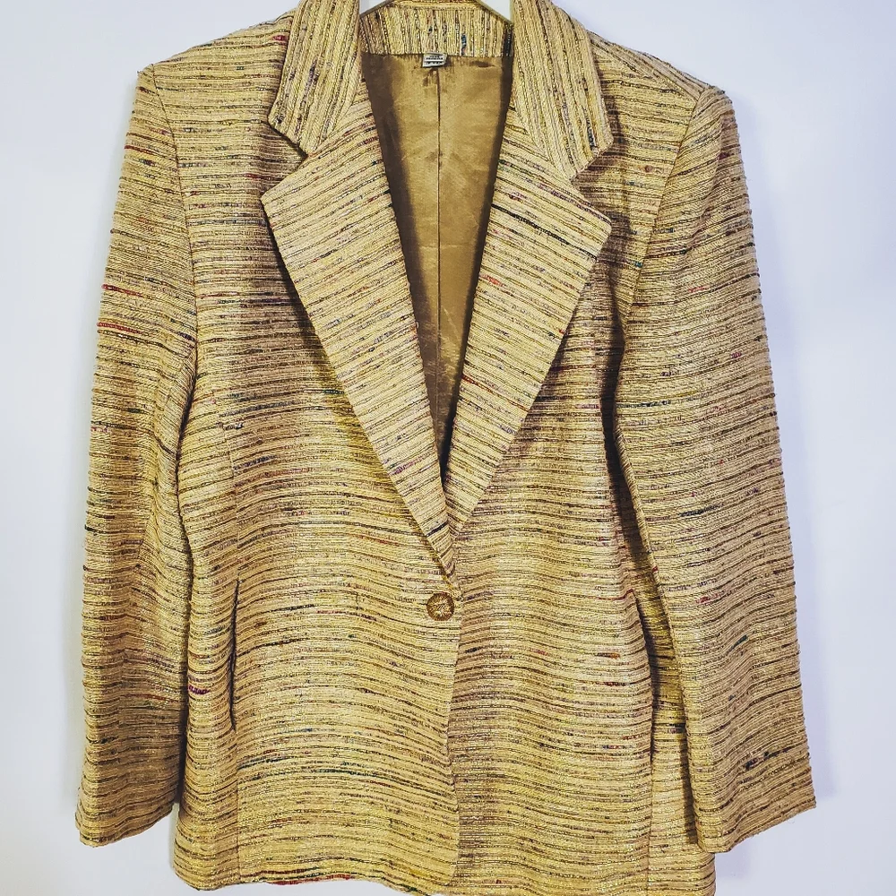 Metallic Tweed Blazer - Picture 5 of 9